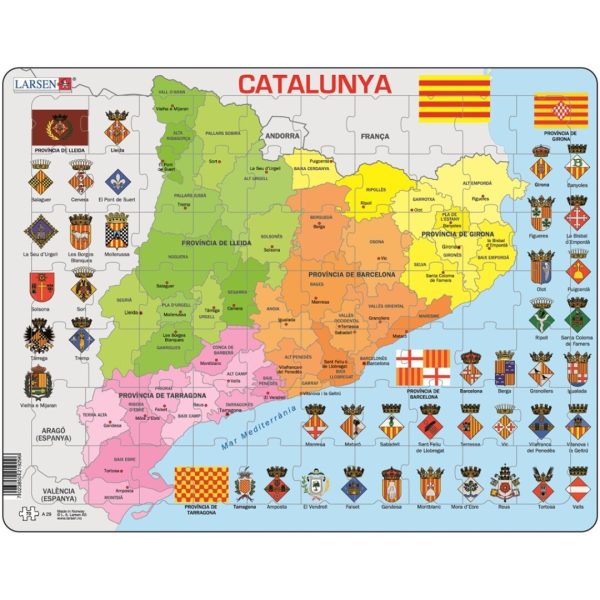 MAPA Catalunya Política