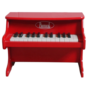 Piano pequeño rojo