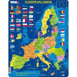 Mapa Unión Europea inglés