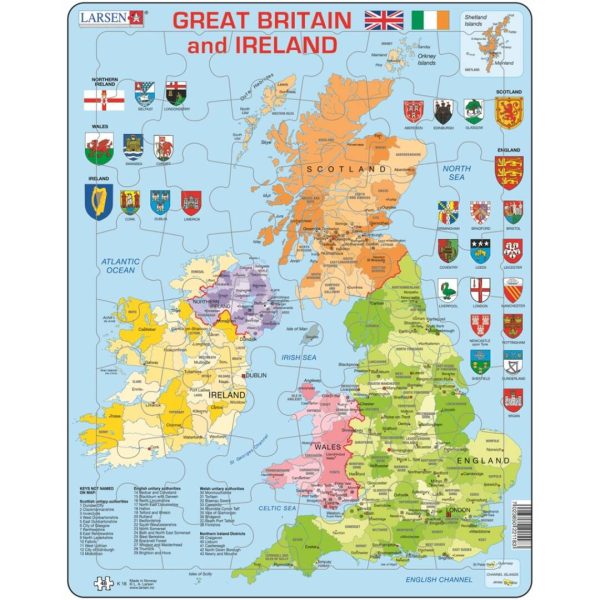 MAPA Great Britain/Ireland Political