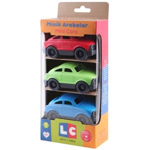 Caja con 3 coches mini